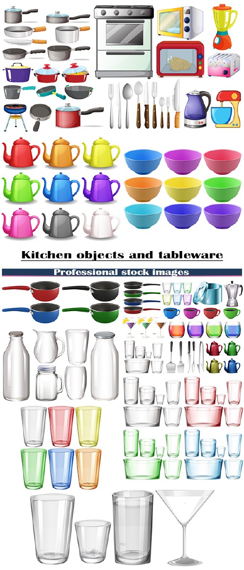 Кухонные объекты и посуда