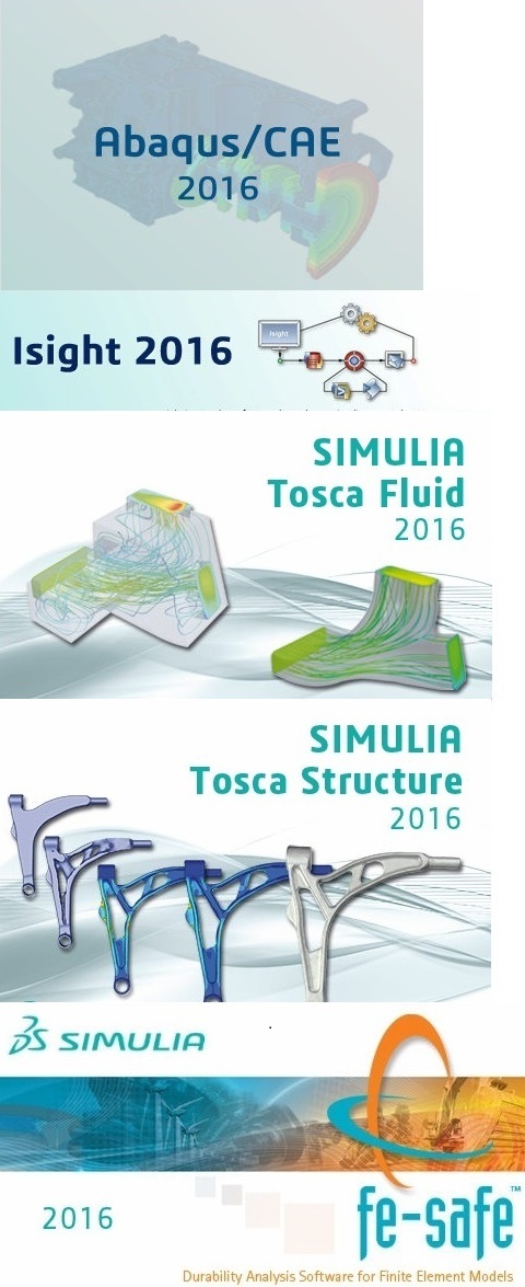 DS SIMULIA Suite 2020 (Abaqus Isight Fe-safe Tosca)