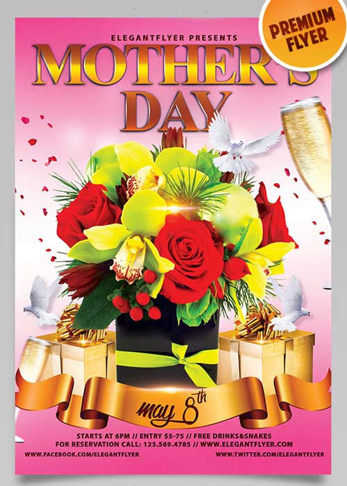 Mothers Day V10 PSD Flyer Template