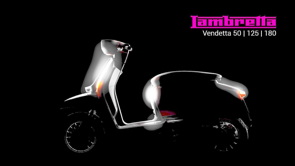 Скутер Lambretta L70 Vendetta (тизер)
