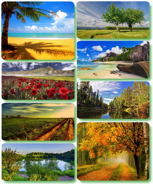 Живописные пейзажи - Обои с фото природы (альбом 195)