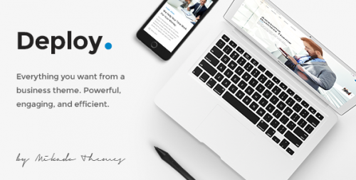 Download Nulled Deploy - A Clean & Modern Business Theme visual