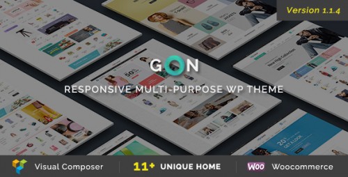 Nulled Gon v1.1.4 - Responsive Multi-Purpose WordPress Theme pic