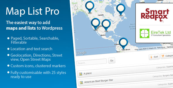 Map List Pro v3.21.8 - Google Maps & Location directories - Wordpress Plugin