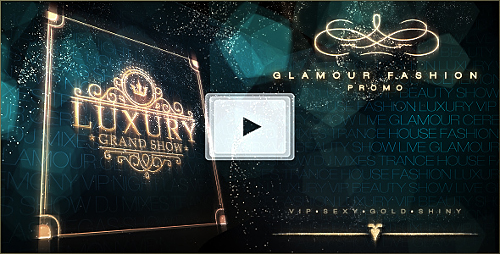 Luxury Grand Show - Glamour Golden Promo - Project for After Effects (Videohive)