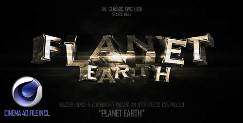 Planet Earth - Project for AE & Cinema 4D Template (Videohive)