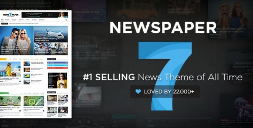 NULLED Newspaper v7.1.1 - WordPress News Theme cover