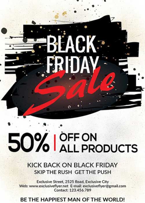 Black Friday Sale V1 Premium Flyer Template