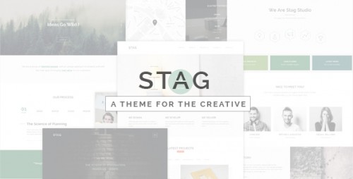 [nulled] Stag v1.3 - Portfolio Theme for Freelancers and Agencies graphic