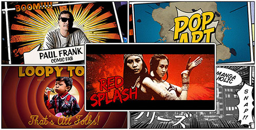 Freeze Frames: Comic Pack - Project for After Effects (Videohive)