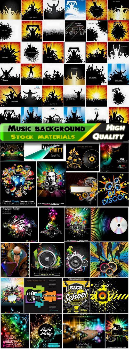 Night party music background for disco dance - 25 Eps