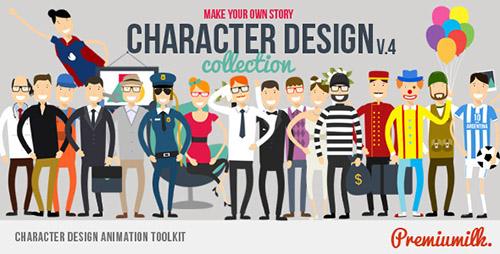 Character Design Animation Toolkit v4 - Project for After Effects (Videohive)