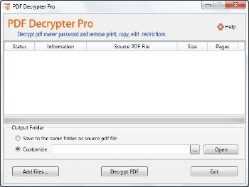 PDF Decrypter Pro 4.2.0