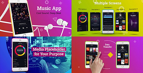 Colorful App Promo - Project for After Effects (Videohive)