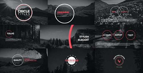 Circle Titles - Project for After Effects (Videohive)