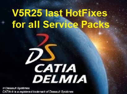 DS V5R25 CATIA-DELMIA-ENOVIA last hotfixes for all SP x86/x64 (08.06.2017)