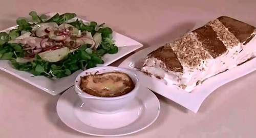 Луковый суп по Французски-Ореховый торт-Салат с кольраби рецепт (2016)