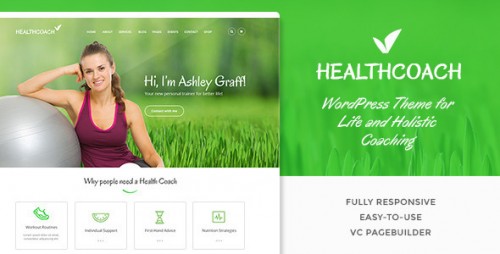 [GET] Nulled Health Coach - WP Theme for Life Coach Website  