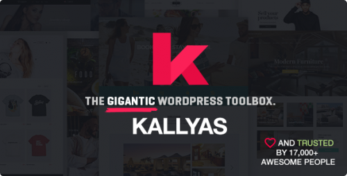 Download Nulled KALLYAS v4.1.6.1 - Responsive Multi-Purpose WordPress Theme product graphic