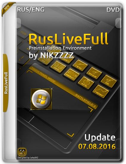 RusLiveFull by NIKZZZZ DVD Update 07.08.2016 (RUS/ENG)