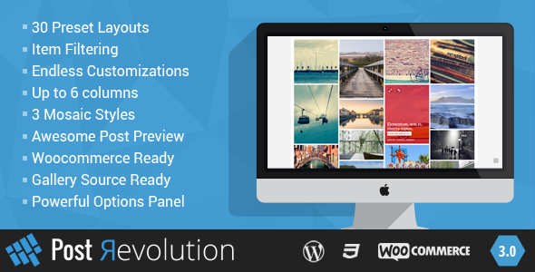 Post Revolution v3.0 - Amazing Grid Builder for WP - Wordpress Plugin