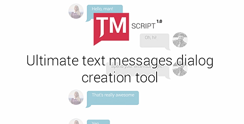 Text Messages Ultimate Kit | TMScript 1.01 - Project & Script for After Effects (Videohive)