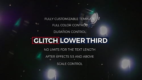 Glitch Lower Thirds & Titles - Project for After Effects (Videohive)
