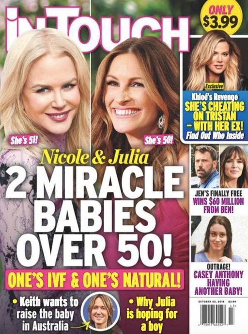 Николь Кидман и Джулия Робертс беременны?