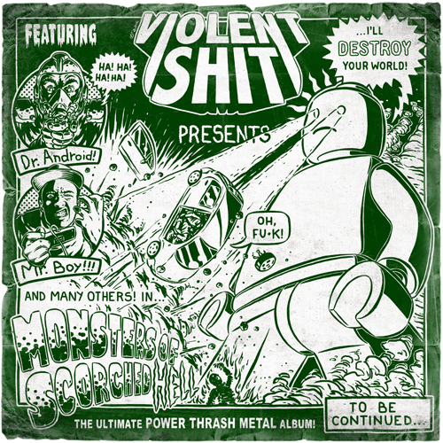 Violent Shit - Monsters Of Scorched Hell (2015)